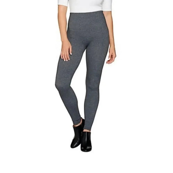 Spanx Seamless Look at Me Now Leggings Gray M - Picture 1 of 15